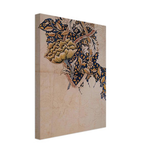 William Morris  DESIGN FOR WINDRUSH PRINTED TEXTILE 1883 Canvas