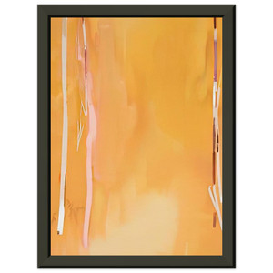 Helen Frankenthaler  Harvest II 1975 Premium Metal Framed Art Print / Poster