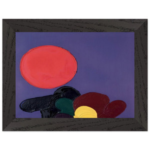 Luis Feito  UNTITLED 1971 N2 Premium Wooden Framed Art Print / Poster