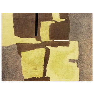 Enrico Prampolini  APPARIZIONE COSMICA II 1955 Wood Print