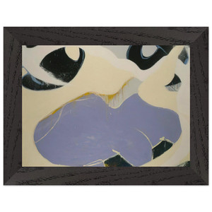 Norman Bluhm  Thamyris  1972 Premium Wooden Framed Art Print / Poster