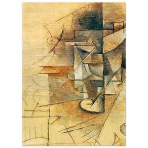 Pablo Picasso  A glass Fine Art Poster / Art Print