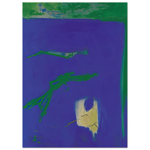 Esteban Vicente  AZUL 1994 Fine Art Poster / Art Print