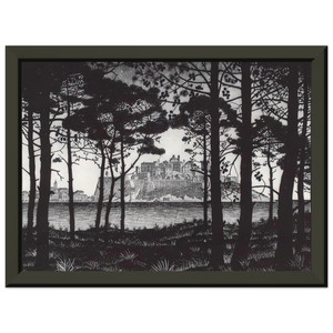 MC Escher  PINETA OF CALVI CORSICA Premium Metal Framed Art Print / Poster