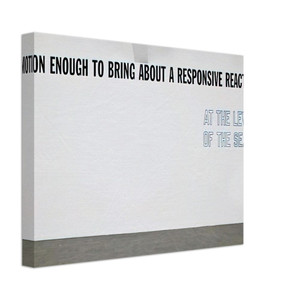 Lawrence Weiner  Motion Enough to Bring About  2008 Canvas