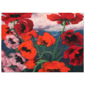 Emil Nolde  Large Poppies Fine Art Poster / Art Print