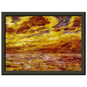 Emil Nolde  Autumn Sea VII Premium Metal Framed Art Print / Poster