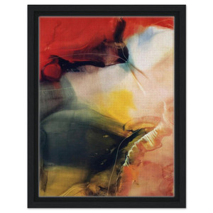 Paul Jenkins  Lotus Framed Canvas