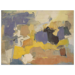 Esteban Vicente  UNTITLED 1958 N2 Wood Print