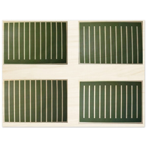 Donald Judd  Untitled 207210  1991 Wood Print