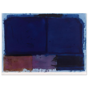 John Hoyland  Vigil  1980 Fine Art Poster / Art Print