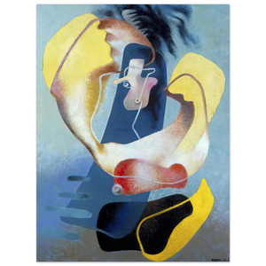 Enrico Prampolini  FIGURA NELLO SPAZIO I 1937 Aluminum Print