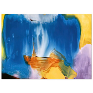 Helen Frankenthaler  Moveable Blue 1973 Fine Art Poster / Art Print