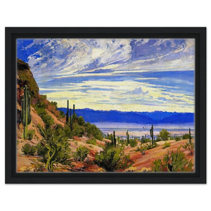 Maynard Dixon  WASHOE WICKIUP 1919 Framed Canvas