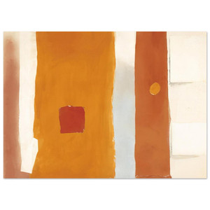 Esteban Vicente  UNTITLED 1982 N3 Fine Art Poster / Art Print