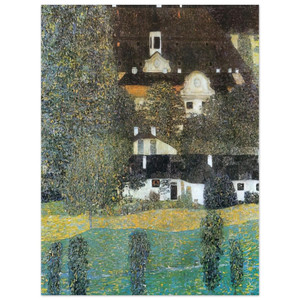 Gustav Klimt  SCHLOSS KAMMER AM ATTERSEE II 1909 Aluminum Print