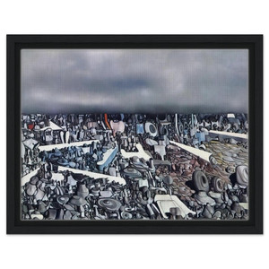 Yves Tanguy  Multiplication of the Arcs Framed Canvas