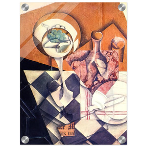 Juan Gris  FRUIT BOWL WITH BOTTLE 1914 Acrylic Print