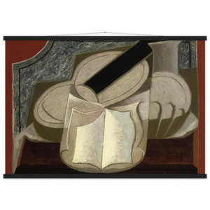 Juan Gris  BOOK AND GUITAR 1925 Museum-Quality Matte Paper Poster with Hanger
