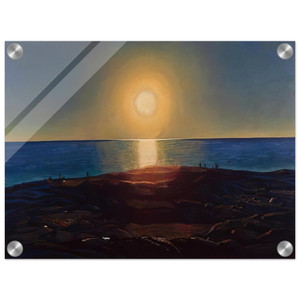 Rockwell Kent  Calm and Free Maine Coast Acrylic Print