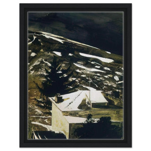 Andrew Wyeth  WOLF MOON 1975 Framed Canvas