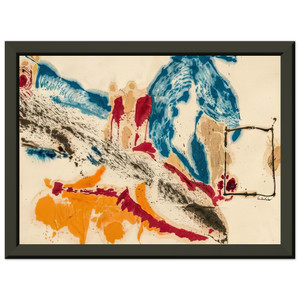 Helen Frankenthaler  Alassio 1960 Premium Metal Framed Art Print / Poster