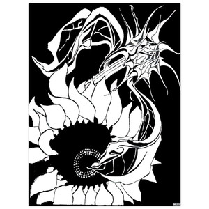 MC Escher  SUNFLOWERS N2 Aluminum Print