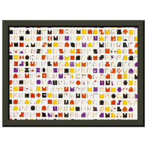 Lygia Pape  Book of Time  1961 Premium Metal Framed Art Print / Poster