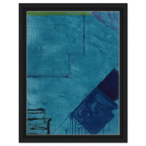 John Hoyland  Rankin  1979 Framed Canvas