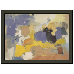 Esteban Vicente  UNTITLED 1958 N2 Premium Metal Framed Art Print / Poster