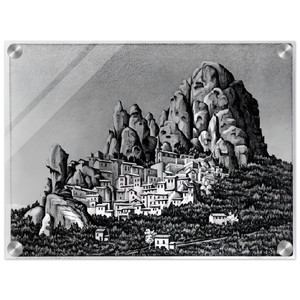 MC Escher  PENTEDATTIO CALABRIA OCTOBER 1930 1930 Acrylic Print