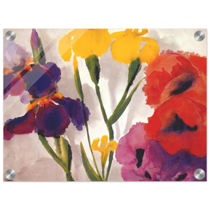 Emil Nolde  Irises and poppies Acrylic Print
