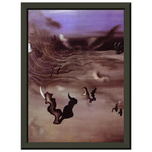 Yves Tanguy  Wind Premium Metal Framed Art Print / Poster