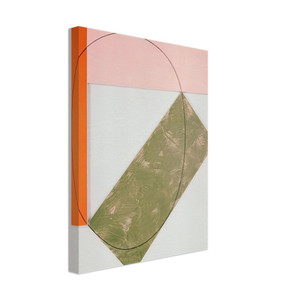 Robert Mangold  THREE COLOR FRAME PAINTING 1985 Canvas