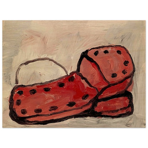 Philip Guston  SHOES 1968 Wood Print
