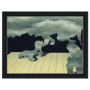 Rene Magritte  THE MUSCLES OF THE SKY 1927 Framed Canvas