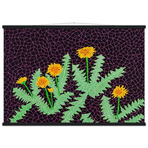 Yayoi Kusama  DANDELIONS 1985 Museum-Quality Matte Paper Poster with Hanger