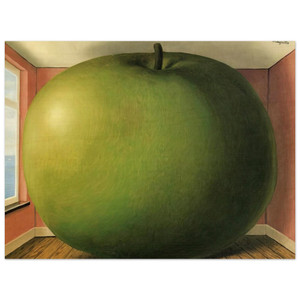 Rene Magritte  THE LISTENING ROOM 1952 Wood Print