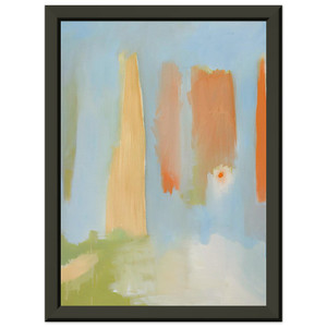 Esteban Vicente  PRIMAVERA 1997 Premium Metal Framed Art Print / Poster