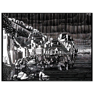 MC Escher  SCILLA CALABRIA FEBRUARY 1931 1931 Aluminum Print