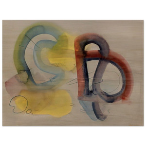 John Ferren  Mallorca  1934 Wood Print