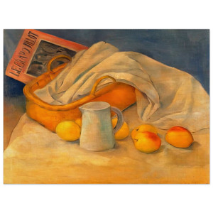 Esteban Vicente  STILL LIFE WITH LE CRAPOUILLOT 1925 Wood Print