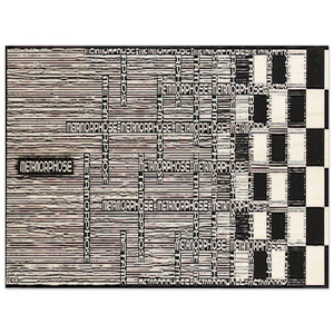 MC Escher  METAMORPHOSIS II EXCERPT 1 Wood Print