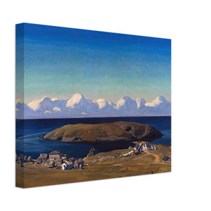 Rockwell Kent  Island Village Coast of Maine Canvas