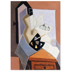 Juan Gris  STILL LIFE AT THE OPEN WINDOWQ 1925 Fine Art Poster / Art Print