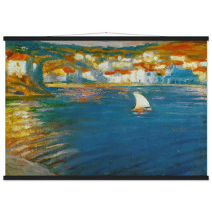 Salvador Dali LANDSCAPE NEAR CADAQUES 1921 Matte Paper Poster with Hanger