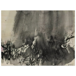 Chu teh Chun  UNTITLED 1963 N2 Wood Print