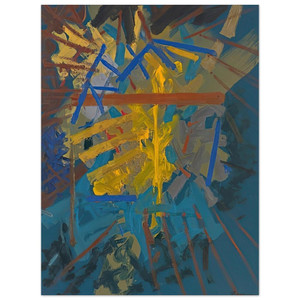 John Ferren  Broken Blue  1958 Aluminum Print