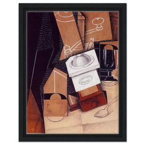 Juan Gris  THE COFFEE GRINDER 1916 Framed Canvas