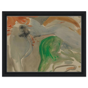 Helen Frankenthaler  Scene with Nude 1952 Framed Canvas